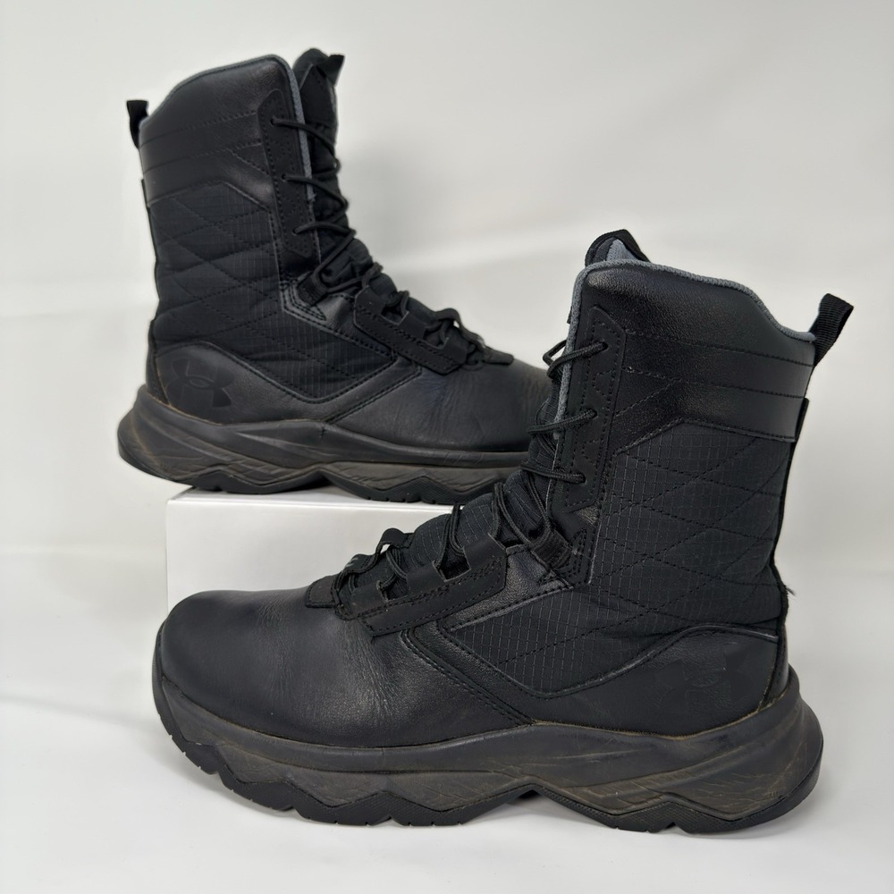 Under Armour‎ Women's Size 9.5 UA Stellar G2 8" Tactical Military Black Boots